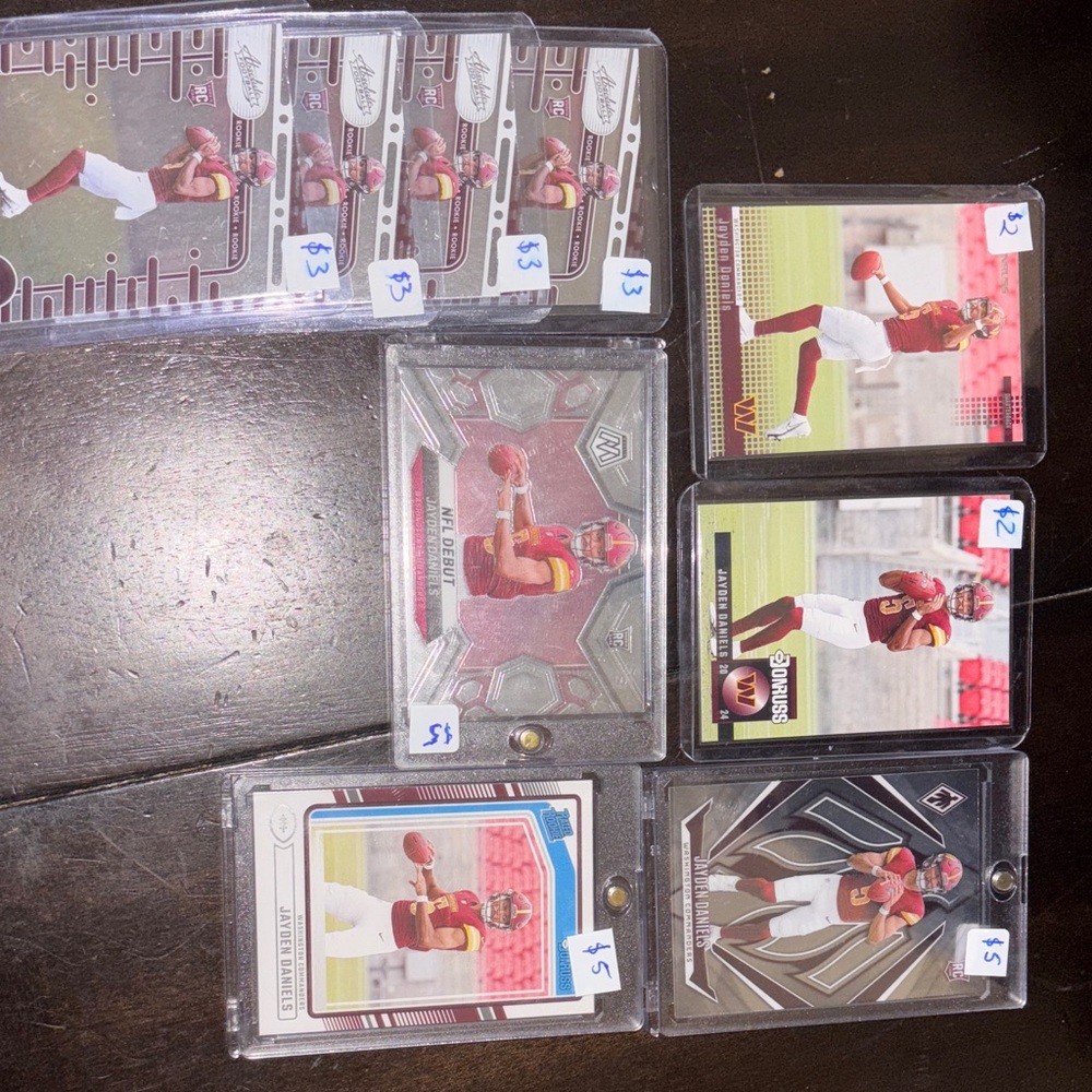 NFL Jayden Daniels Rookie cards